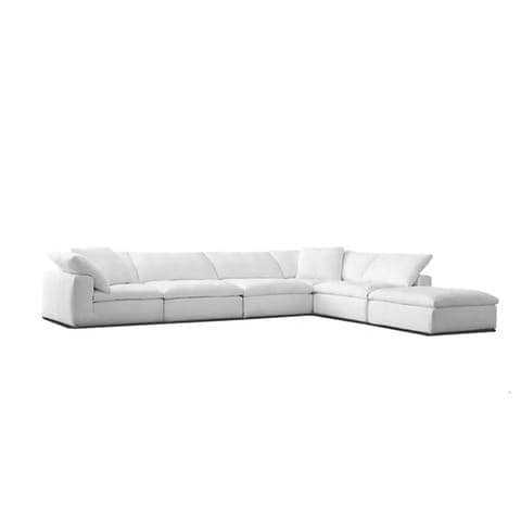 sectional fabric sofa white sofa set furniture modern chaise modular cloud sofa(360cmx270)