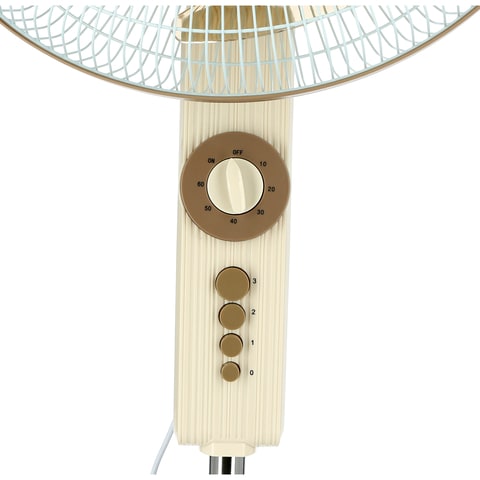 Olsenmark - OMF1788 Rechargeable Stand Fan, 18 Inch - Super Quiet Copper Motor - 3 Speed Setting - 7 Leaf Blade - Adjustable Height, Oscillation