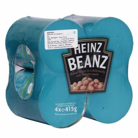 Heinz Baked Beans 415g Pack of 4