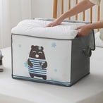 اشتري Storage Baskets Storage Bin Stylish Storage Basket Cotton and Linen Fabric Mini Storage Cubes Nursery Storage Baskets with Handles with Mixed Printed في الامارات