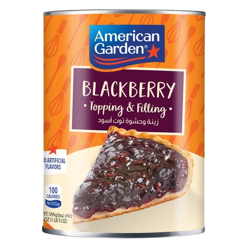Buy Americangarden Topping  Filling Blackberry 595g in Saudi Arabia