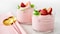 STRAWBERRY MOUSSE CUP