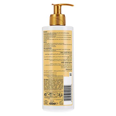 L&#39;Or&eacute;al Paris Elvive 3 in 1 Extraordinary Oil Low Nourishing Shampoo - 400ml