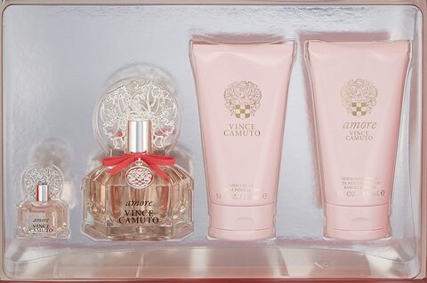 Buy Vince Camuto Amore (W) EDP 100ml+7.4ml Mini+ 150ml Body Cream+150ml Sg  Set Online - Shop Beauty & Personal Care on Carrefour UAE