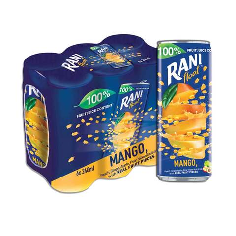 Rani 100% float mango 240ml x6