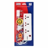 Sirocco 3-Way Power Extension Socket White 2m