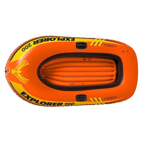 Intex Explorer 200 Inflatable Boat With Oars Orange 185x94cm