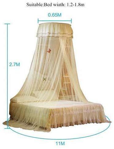 Deals for Less - Bed Canopy Net - Yellow Color. Medium Size