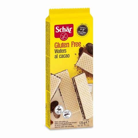 Schar gluten free cocoa wafers 125 g(wheat free)