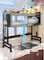 Atraux 2 Tier Dish Drying Rack For Kitchen Countertop (Black)