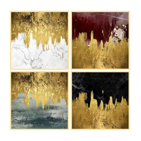 Aiwanto 4pcs Wall Picture Wall Photos Wall Frame Art Wall Poster Wall Pictures Decoration for Home