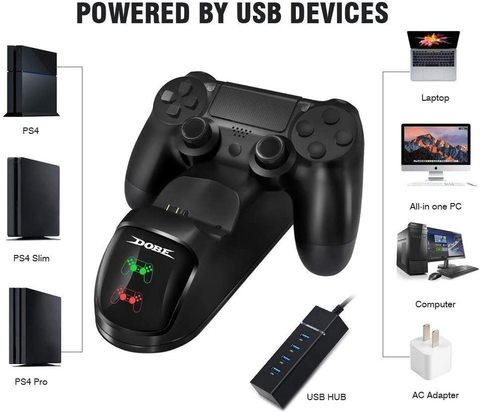 Buy Generic Ps4 Dualshock 4 Controller Charging Station Dock For Sony Ps4 Ps4 Pro Ps4 Slim Controller Online Shop Electronics Appliances On Carrefour Uae