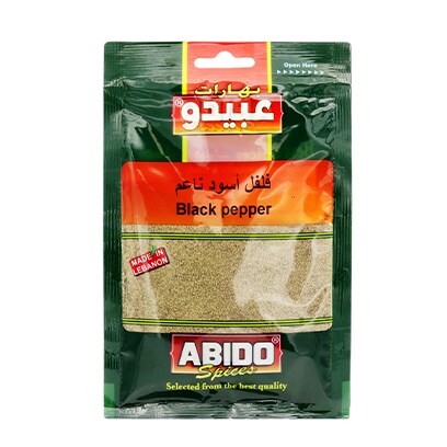 Abido Black Pepper Grinded 50GR