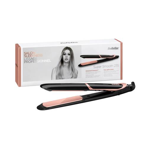 BaByliss Super Smooth 235 Hair Straightener Blush ST391SDE