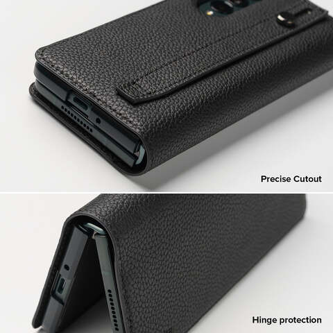 Ringke - Κάλυμμα θήκης Samsung Galaxy Z Fold 3 - Folio Signature EZ Strap- Μαύρο
