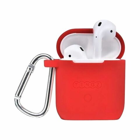 Tingz AirPods Pro Protective Silicon Case Cover Red