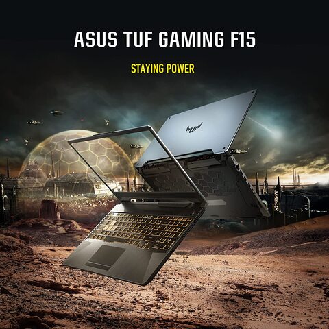 Asus TUF F15 Gaming Laptop 15.6 144Hz FHD Intel Core i5-10300H GTX 1650 8GB 512gb Wi-Fi 6 Windows 11 Bonfire Black