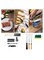 Coolbaby Portable Camping Kitchen Utensil Outdoor Barbecue Tool Set-34 Piece Cookware Kit Stainless Steel Cooking And Grilling Utensil