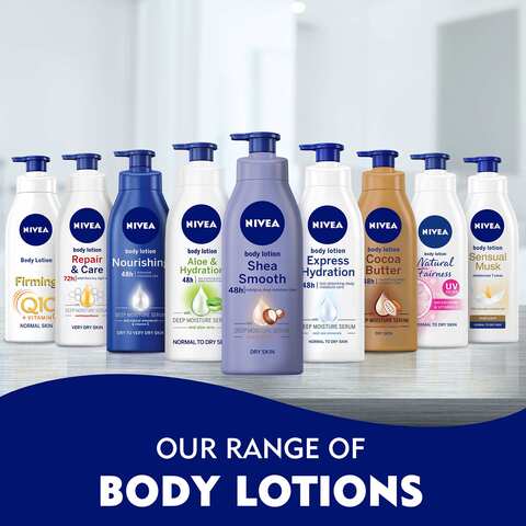 NIVEA Body Lotion Sensual Musk, Musk Scent, Normal to Dry Skin, 400ml