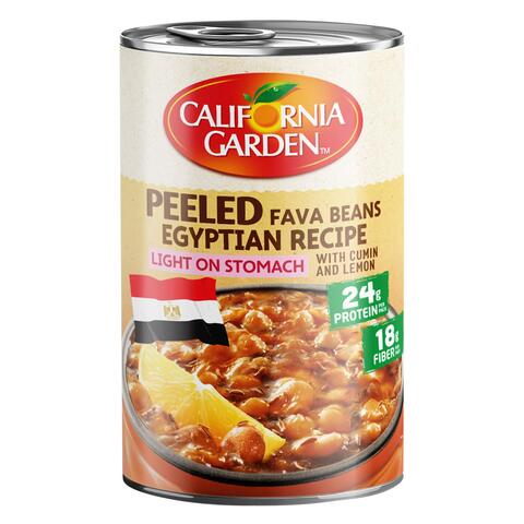California Garden Peeled Fava Bean- Egyptian Recipe With Cumin And Lemon 450g
