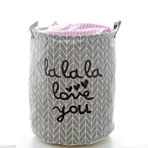 Deals for Less - Laundry basket, love you design