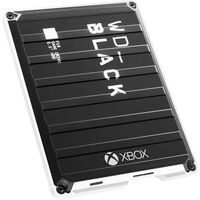 WD Black P10 Game Drive for Xbox 4TB External USB 3.2 Gen 1 Portable Hard Drive &ndash; Black/White