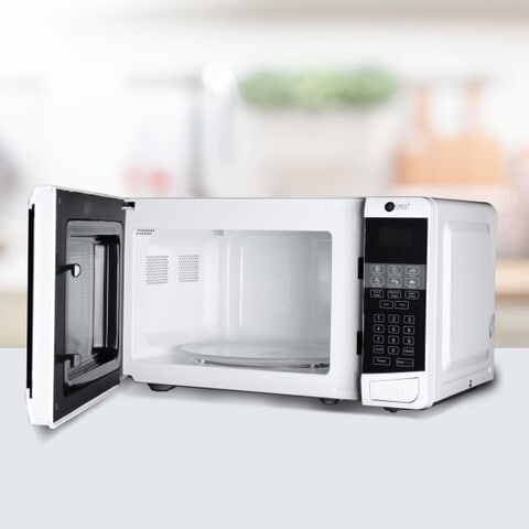 AFRA Microwave Oven, 20L, With Digital Control, 700W - Multiple Power Levels, Compact Design With Oven Grill And Quick Defrost Feature, ESMA, ROHS, CB Certified, AF-2070MWWT, With 2 Years Warranty