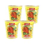 Buy Indomie Chicken Flavour Instant Cup Noodles 60g Pack of 4 in UAE