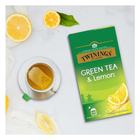 Twinings Lemon And Honey Green 25 Tea Bags