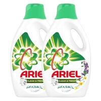 Ariel Power Gel Laundry Detergent Clean And Fresh 2.8L Pack of 2