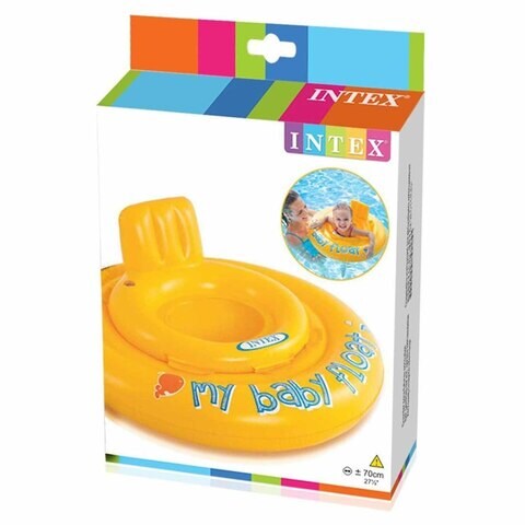 انتكس ديلوكس سكول ستيب 1 عوامة سباحة للأطفال - من عمر 1-2 سنوات - أصفر