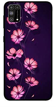 Theodor - Samsung Galaxy M31 Case Cover Smotth Flower Flexible Silicone Cover