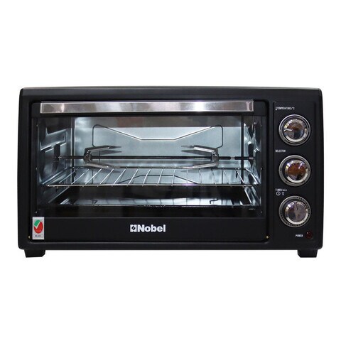 Buy Nobel Electric Oven Black 35 Litres 1500W Stainless Steel