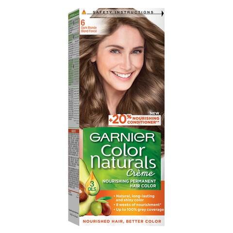 Garnier Colour Naturals Creme Nourishing Permanent Hair Colour 6 Dark Blonde 110ml