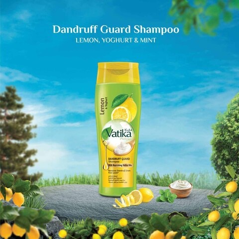 Vatika Lemon And Yoghurt Dandruff Guard Shampoo Green 200ml
