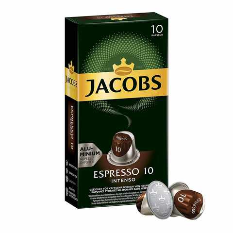 Jacobs Lungo 10 Intenso Compatible Aluminium Coffee Capsules 52g