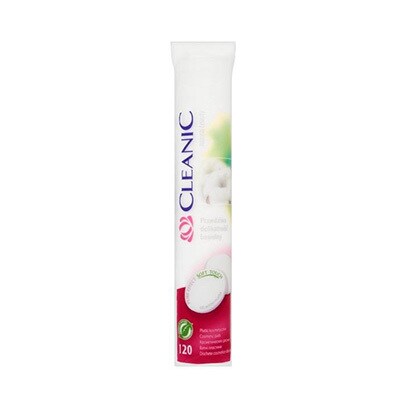 Cleanic Pure Effect Soft Touch Cotton Pads 120 Pieces