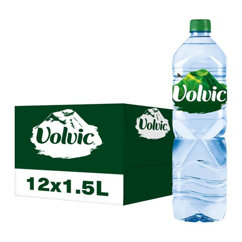 Buy Volvic Natural Mineral Water 1.5L Case of 12 in Saudi Arabia