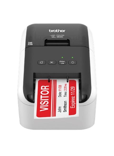 Brother High-Speed Professional Label Printer White/Black