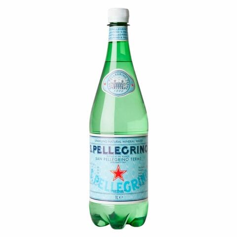 San Pellegrino Sparkling Natural Mineral Water 1L Pack of 6