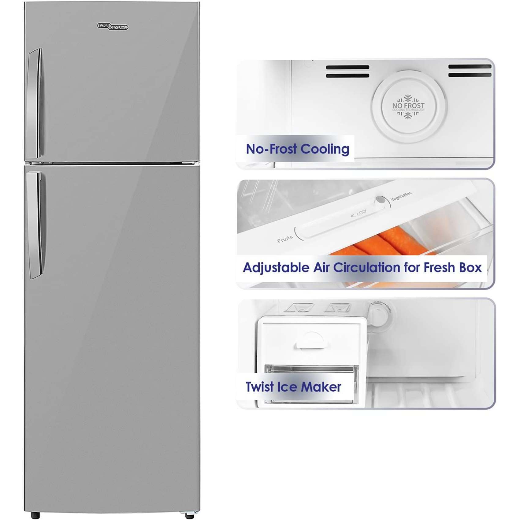 super general refrigerator sgr360i