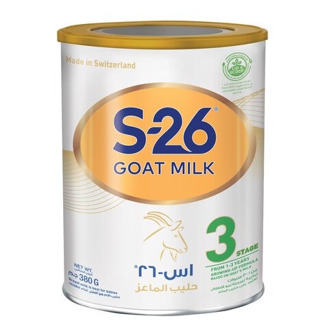 Wyeth Nutrition S-26 Stage 3 Goat Milk Baby Formula 380g