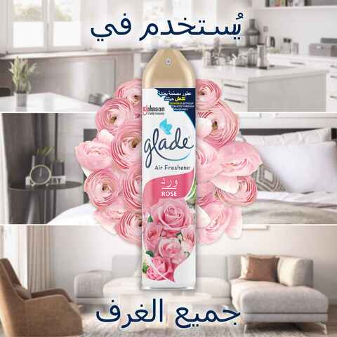 Glade Air Freshener Spray Rose 300ml