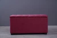 PAN Home Home Furnishings Emirates Gigastorage Bench Velvet Pink
