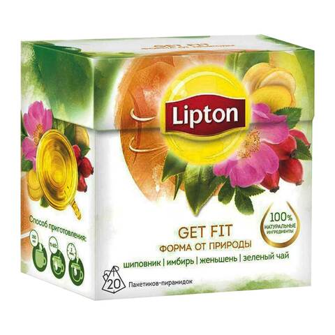اشتري ليبتون شاي أخضر جيت فيت 1.5 جرام × 20 كيس شاي في السعودية