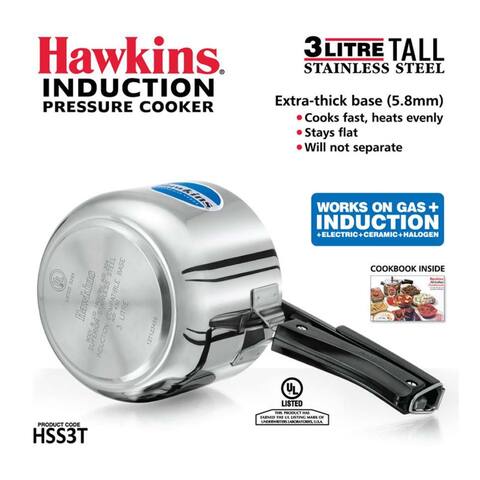 Hawkins induction pressure cooker 3l hot sale