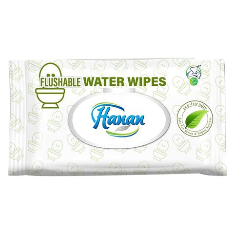 Hanan Flushable Water Wipes72S