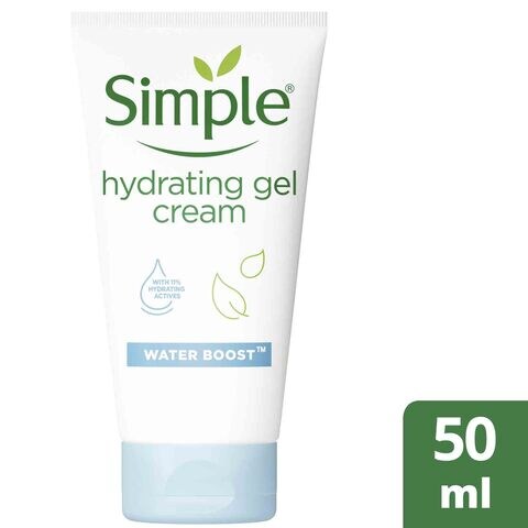 Simple Waterboost Face Cream Hydrating Gel Long Lasting Deep Hydration 50ml