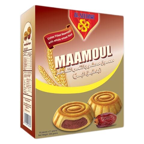 Al Seedawi Maamoul 21g Pack of 16