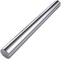 French Rolling Pin Smooth Stainless Steel Pin for Baking Pizza Pie Pastries Cookies Pasta Kitchen Gadgets (42cm)